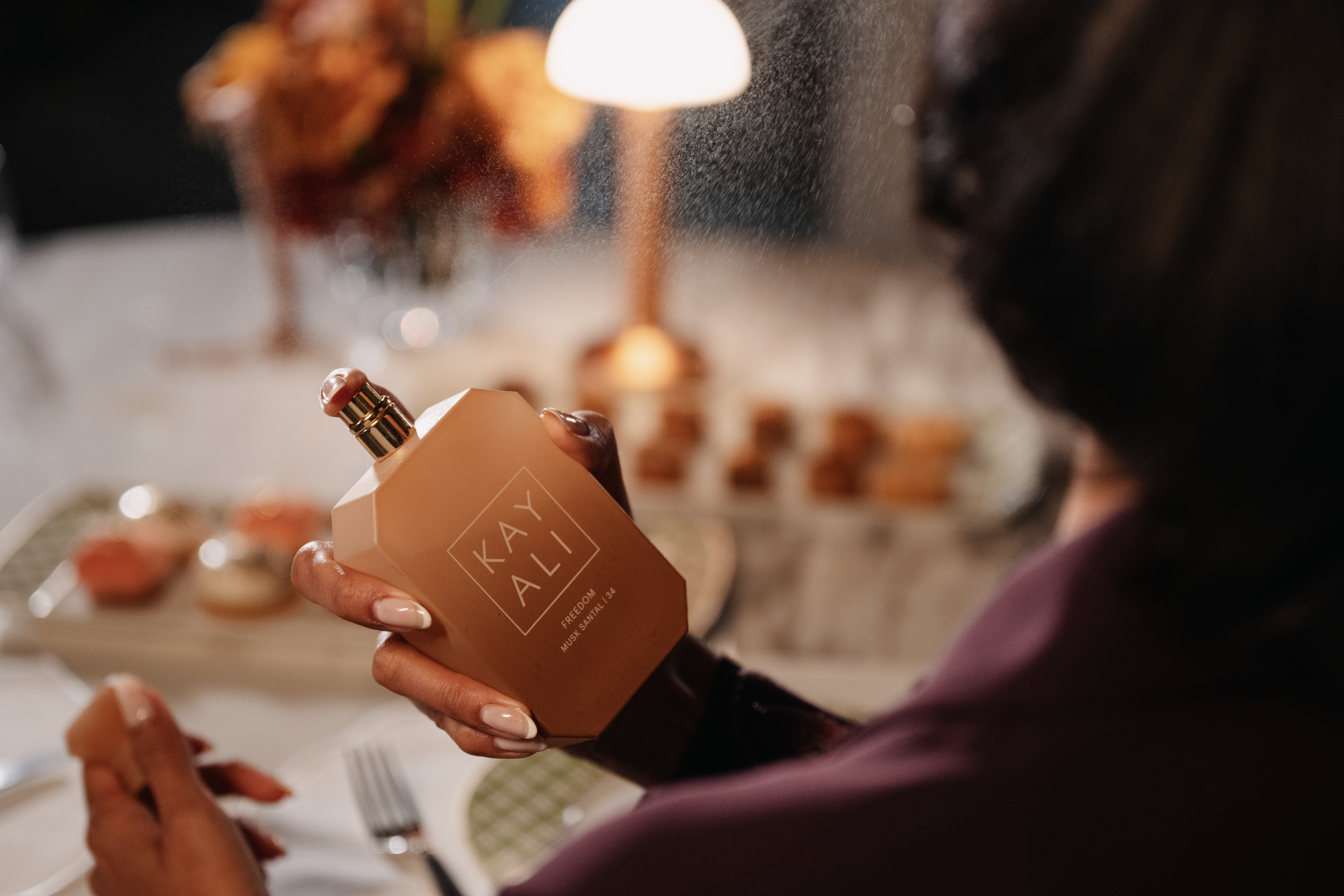 A close up to the Kayali perfume
