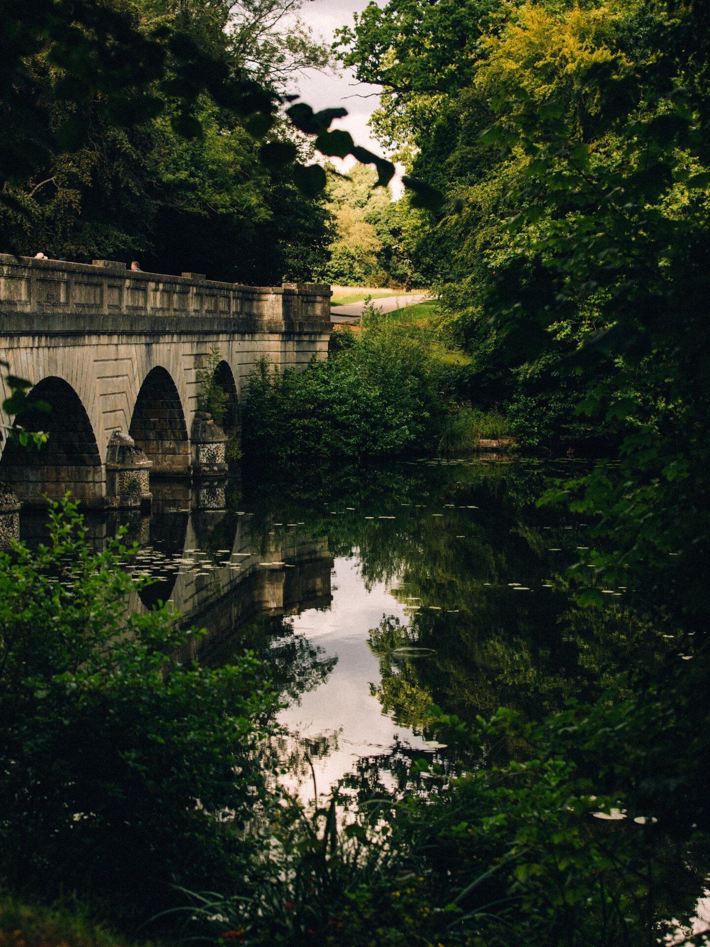 Ascot-Virginia Water lake-Five arch bridge