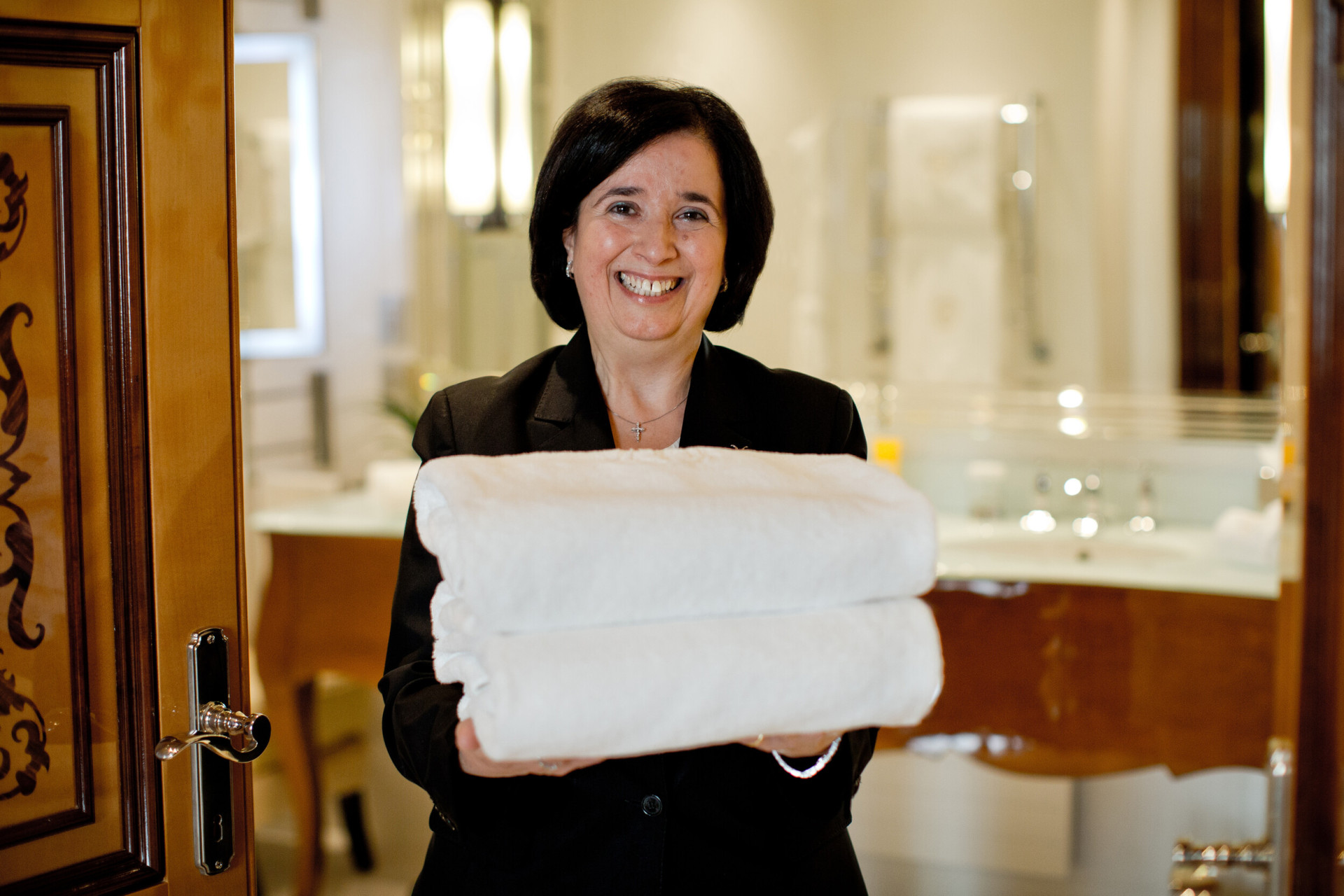 Portrait of Lucia, one of our expert housekeepers