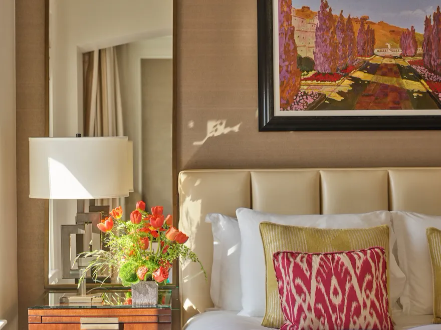 Deluxe Guestroom at The Beverly Hills Hotel, Beverly Hills, CA