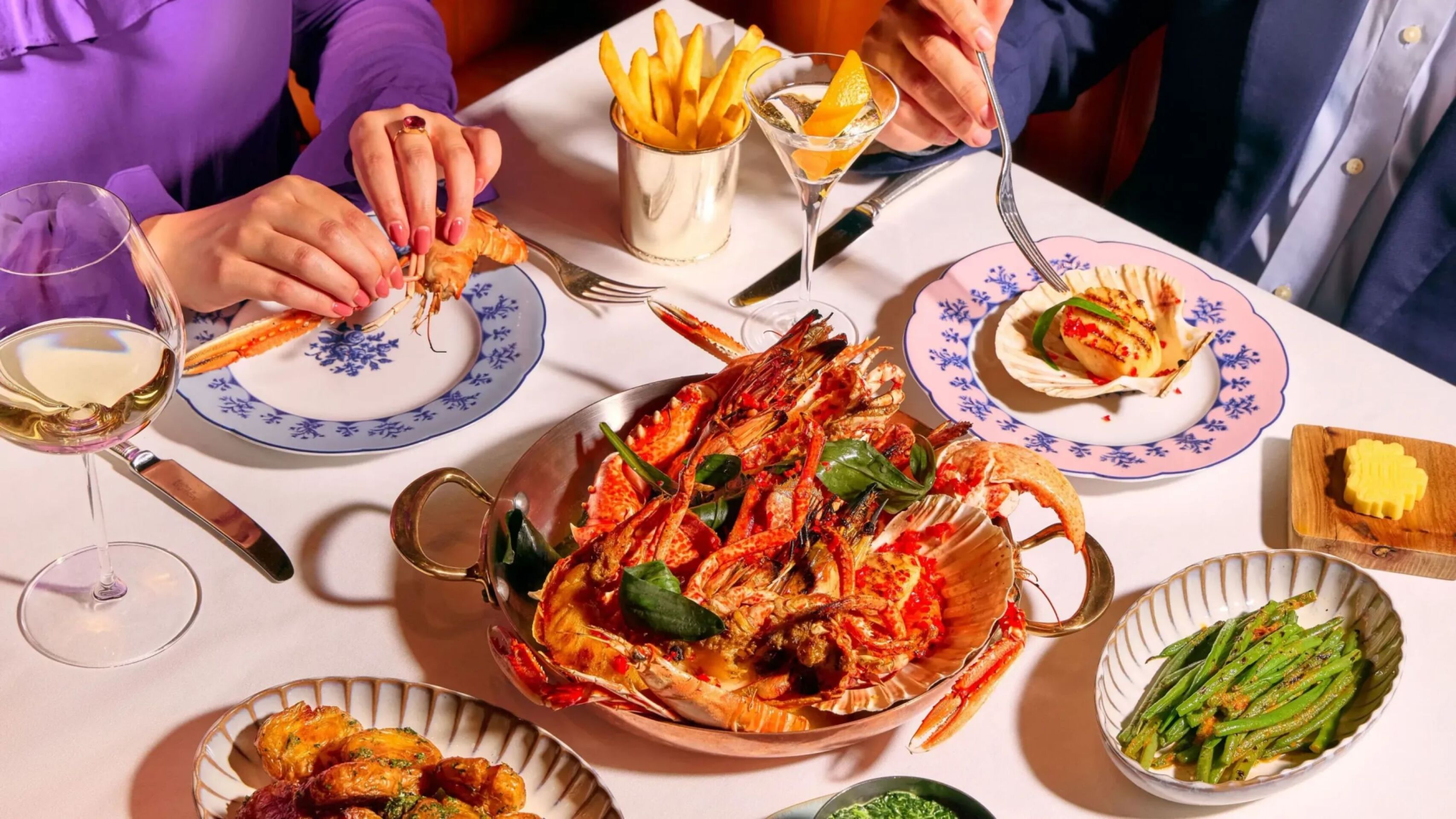 À la carte hero dishes at The Grill at The Dorchester