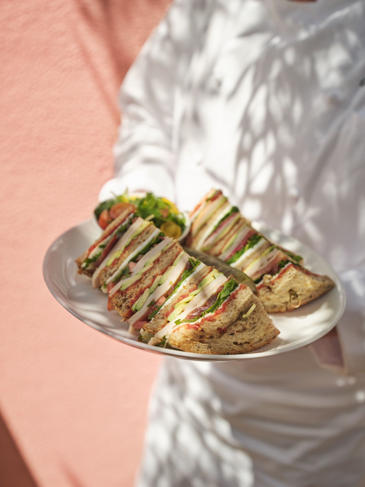 The Pink Palace Healthy Club sandwich